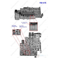 ПЛИТА КЛАПАНОВ (ГИДРОБЛОК)  4L60E 93-94г. ПЕРЕБРАН