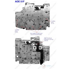 ПЛИТА КЛАПАНОВ (ГИДРОБЛОК)  4R70W 00-?? с соленоидами