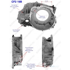 HOUSING, CONVERTER HOUSING, CONVERTER