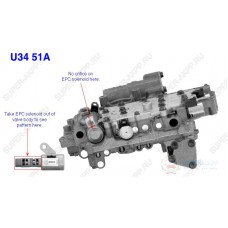 ПЛИТА КЛАПАНОВ (ГИДРОБЛОК)  U341E
