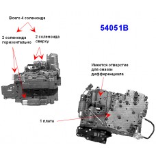 ПЛИТА КЛАПАНОВ (ГИДРОБЛОК) A541E 94-? 4WD ПЛИТА КЛАПАНОВ (ГИДРОБЛОК) A541E 94-? 4WD