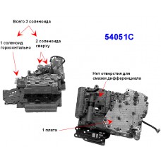 ПЛИТА КЛАПАНОВ (ГИДРОБЛОК) A540E 88-91г 2WD ПЛИТА КЛАПАНОВ (ГИДРОБЛОК) A540E 88-91г 2WD