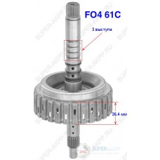 Корпус муфты HIGH с валом RE4F04A Корпус муфты HIGH с валом RE4F04A