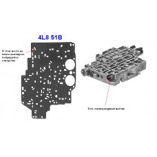 ПЛИТА КЛАПАНОВ (ГИДРОБЛОК)  4L80E