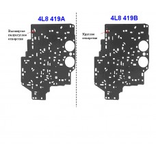Плата между регулятором и крышкой цепи 4L80E