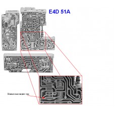 ПЛИТА КЛАПАНОВ (ГИДРОБЛОК)  E4OD 89г