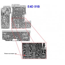 ПЛИТА КЛАПАНОВ (ГИДРОБЛОК)  E4OD 89г