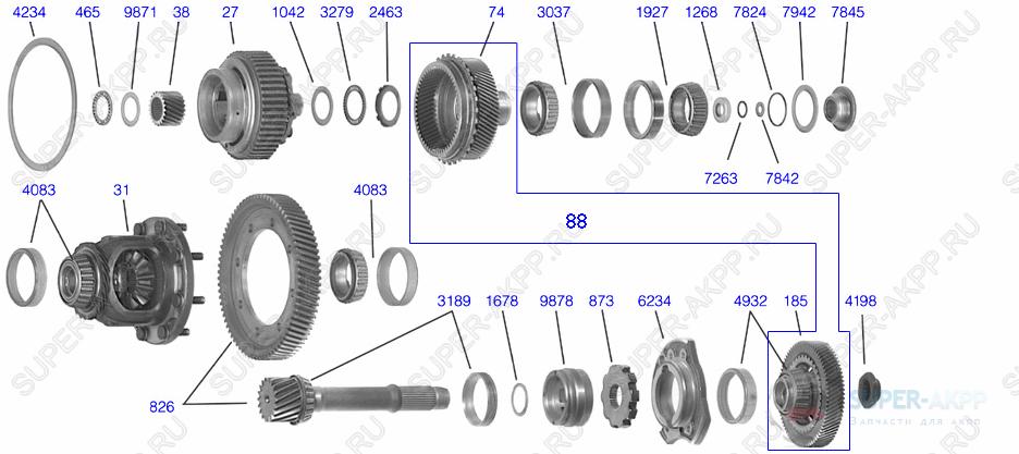 Gear Train/Diff