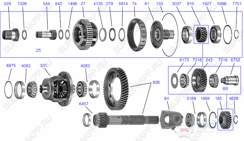 Gear Train/Diff