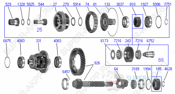 Gear Train/Diff