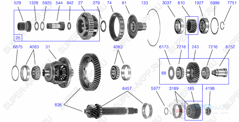 Gear Train/Diff