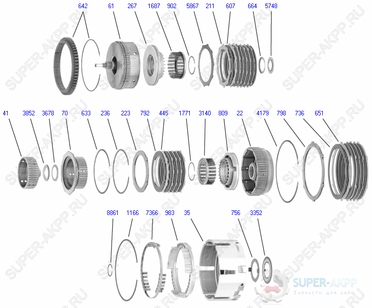 Drums/Center Support