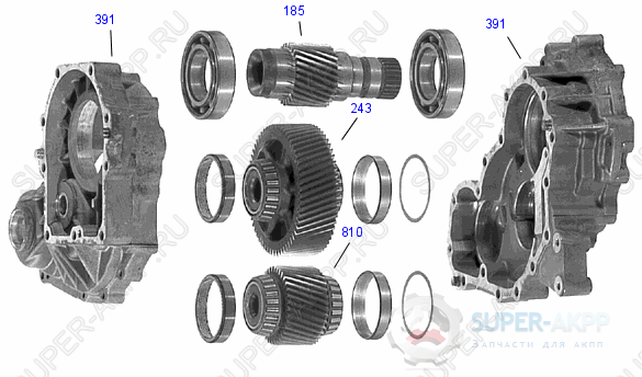 Front Transfer Gears