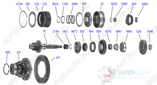 Diff/Countershaft