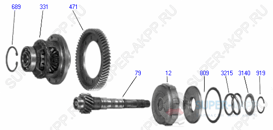 Diff/Countershaft