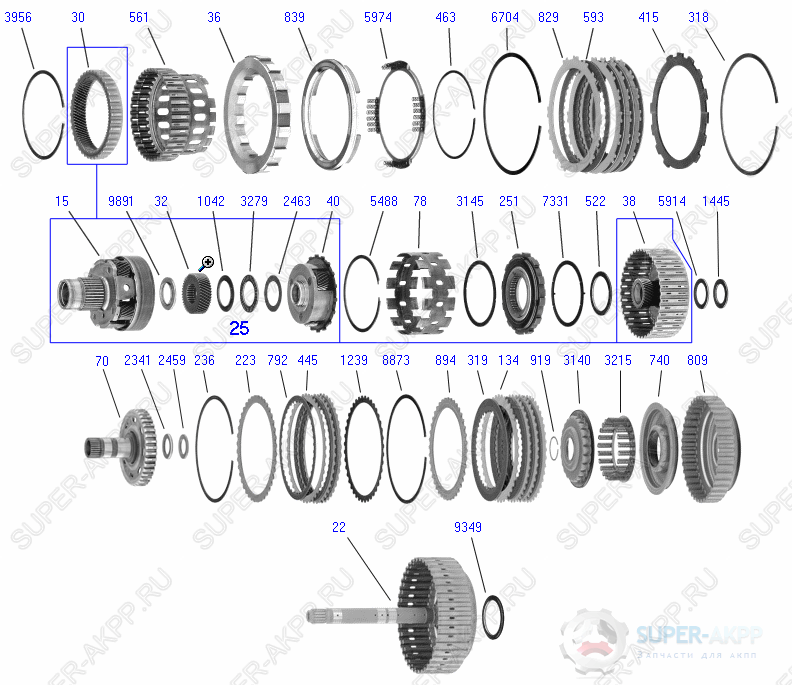 Gear Train/Drums